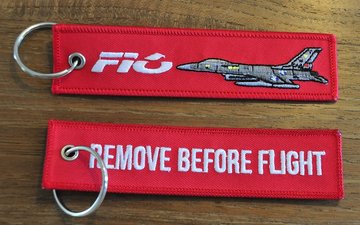 Remove Before Flight Keychain — Freedom 1 Coffee