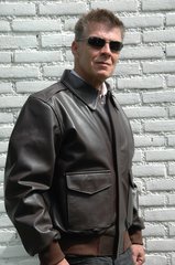 Leather flight jackets 