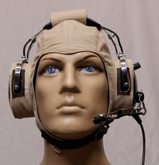 Headset flying helmet