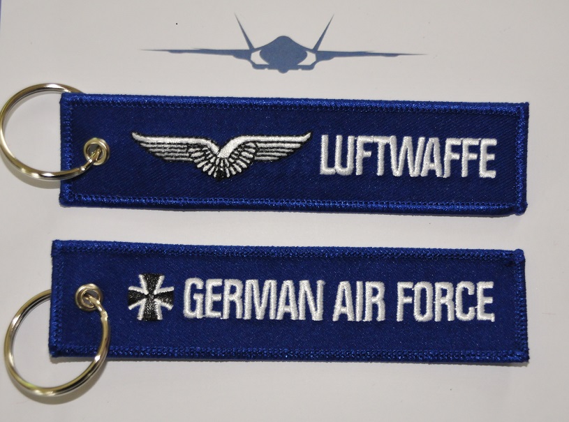 Schlüsselanhänger/Key-ring   Luftwaffe German Air-Force  ca 13x2,5 cm