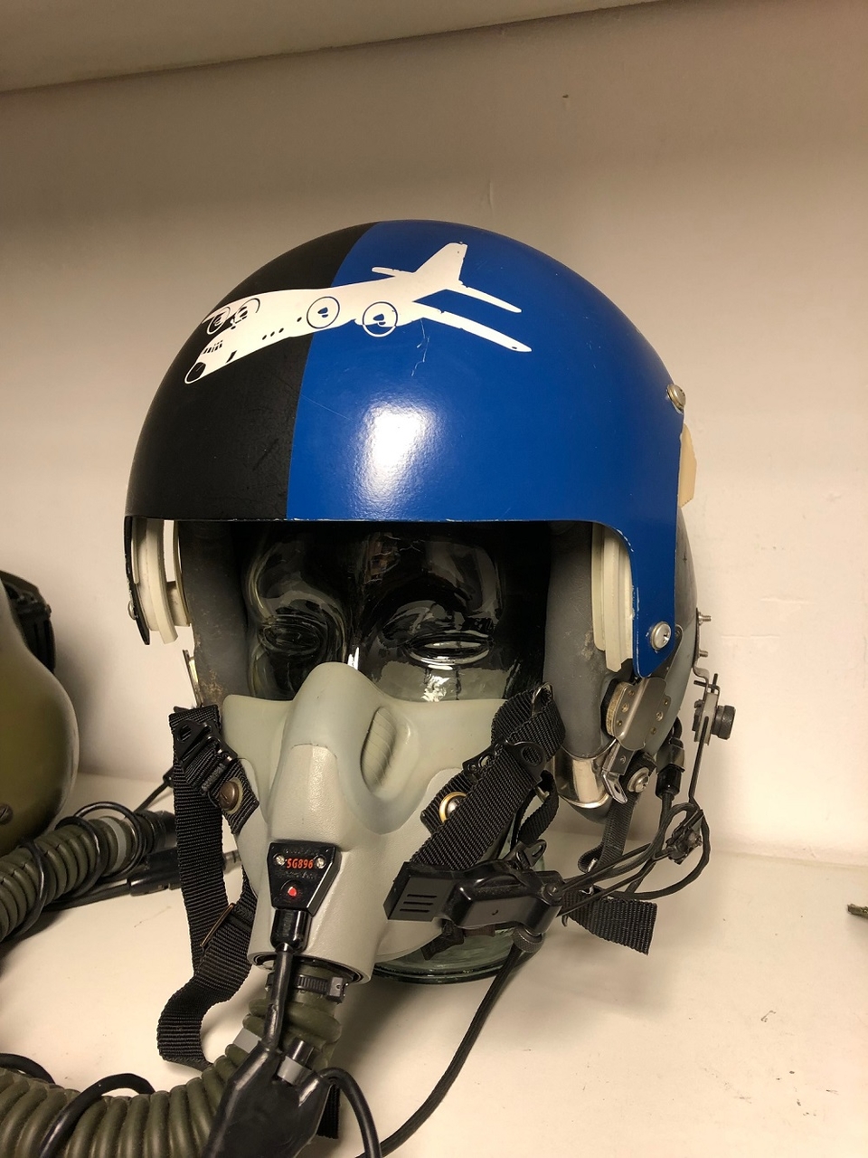 scale 1/6th Blue Box VA-115  HGU-55/P Helmet 12in. 