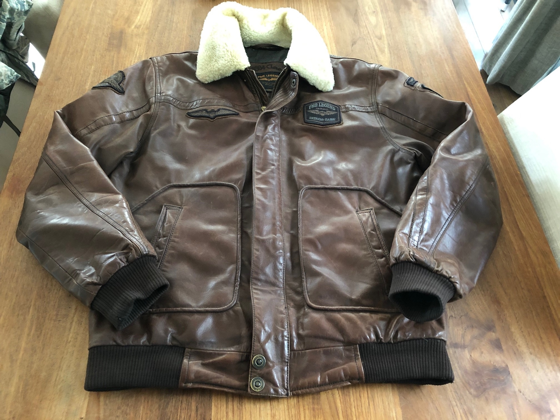 leather PME Legend flight jacket size XXL - the Aviation Store.net