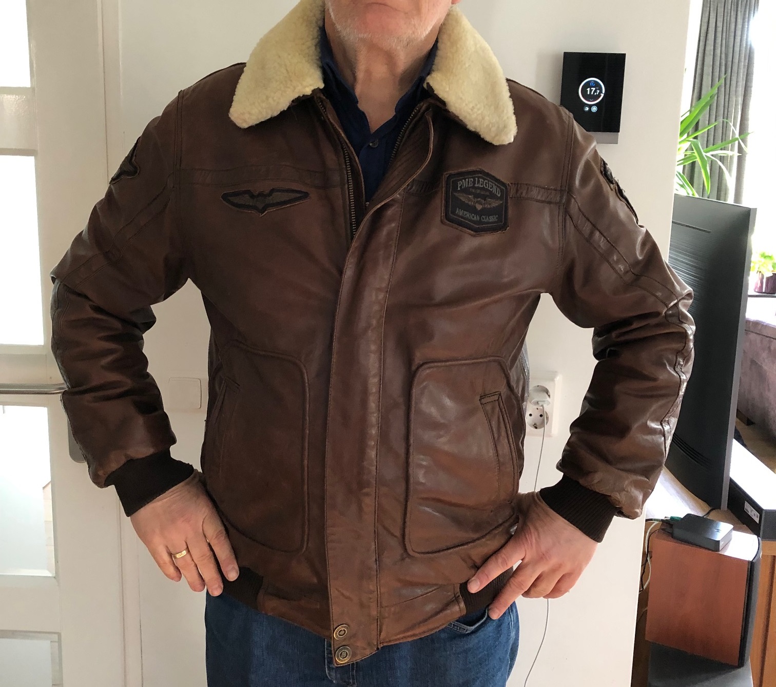 leather PME Legend flight jacket size XXL - the Aviation Store.net