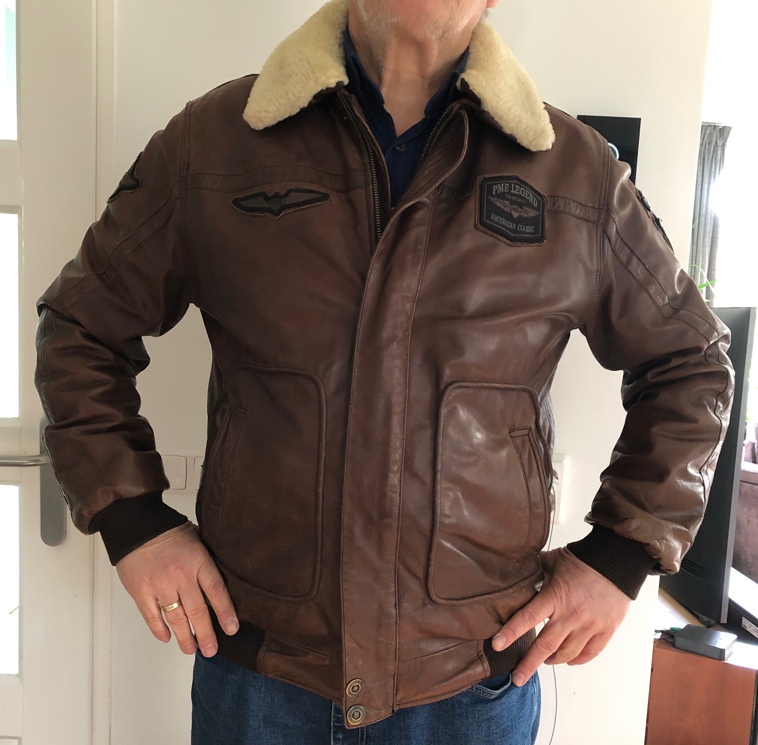 leather PME Legend flight jacket size XXL - the Aviation Store.net