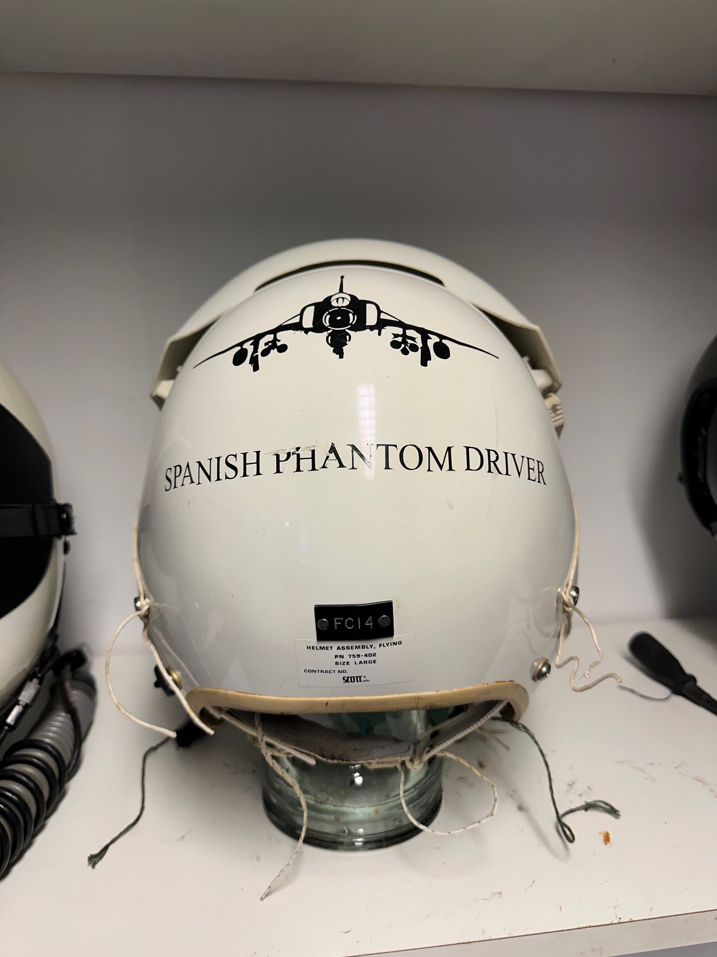 HGU-26P flight helmet & MBU-5/P oxygen mask ALA 12 F-4C