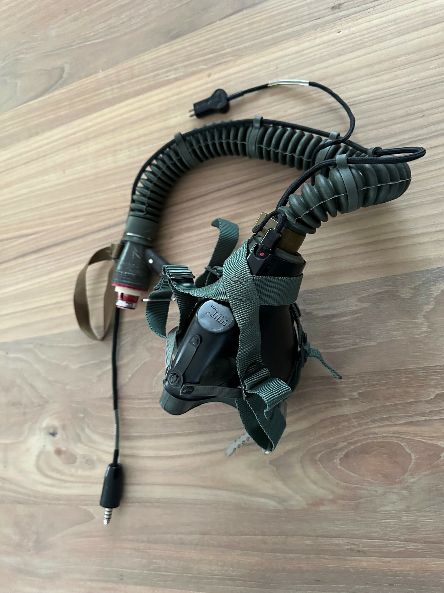 【難あり】MBU-5/P(OXYGEN   MASK）sizeレギュラーワイド FlightHelmet.com: MBU-5/P Oxygen Mask with straight bayonets