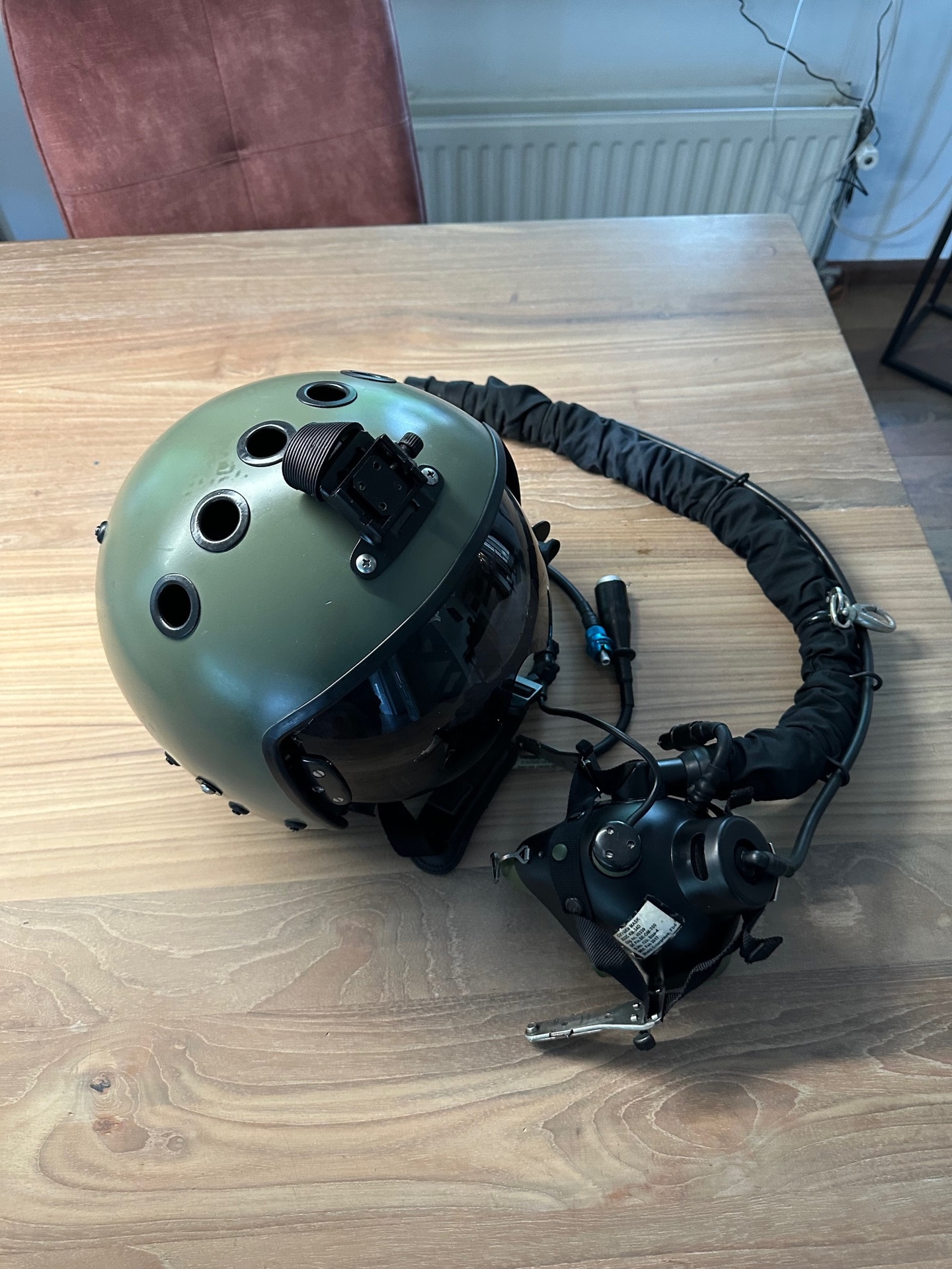 Zsh-7 flight helmet + KM-34 D oxygen mask size 1 - the