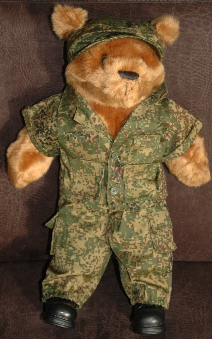 teddy bear military uniform