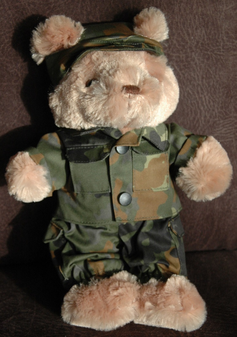 teddy bear military uniform