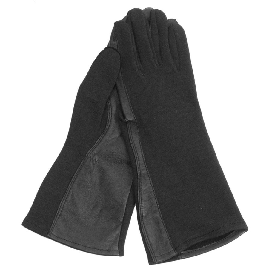 Nomex-piloten-handschoenen-zwart