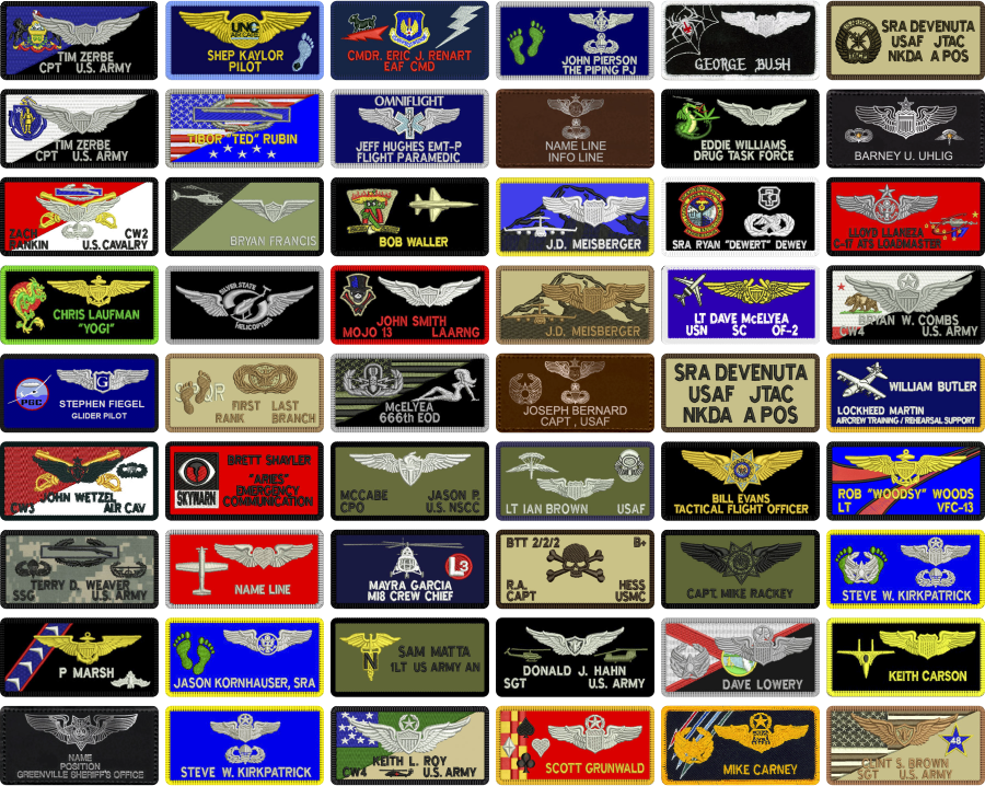 USAF nametags (original)