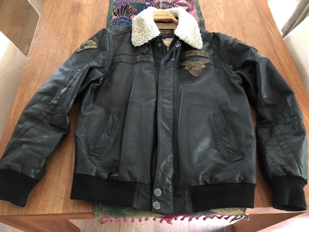 PME Legend leather pilot jacket size XL