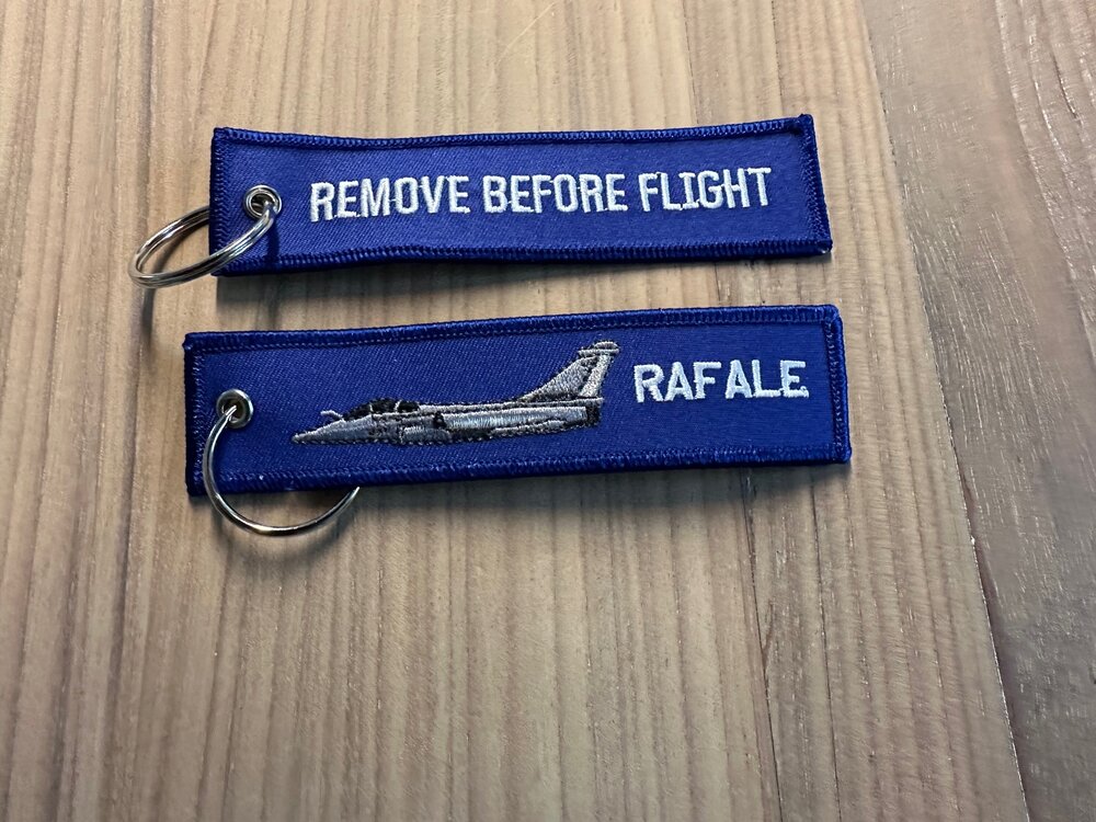 RAFALE keychain keyring bagage label