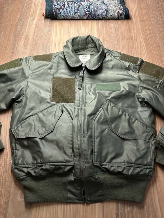 Nomex CWU-45/P flight jacket size Medium Used + USAF name tag