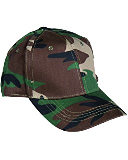 US Baseball Cap Kids Woodland