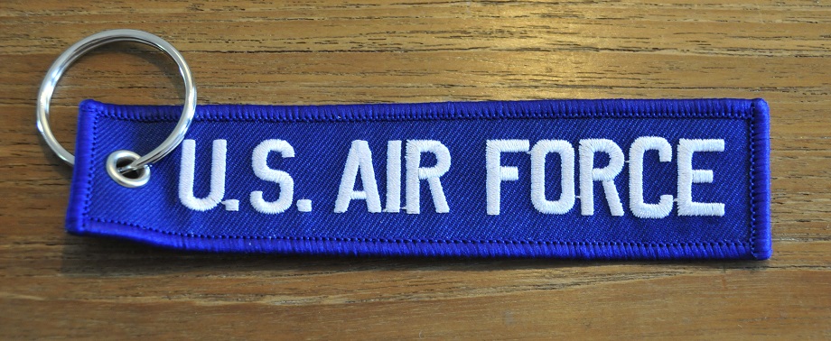 US AIR FORCE keychain keyring USAF keyring