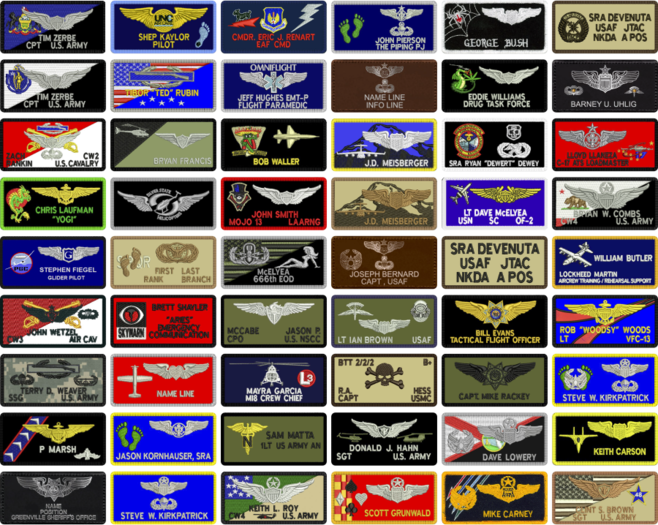 USAF nametags (original) the Aviation