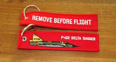 F-102 Delta Dagger keychain keyring