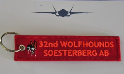 32nd Wolfhounds Soesterberg AB sleutelhanger