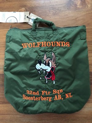 Helmet bag 32nd TFS Wolfhounds Soesterberg AB, NL