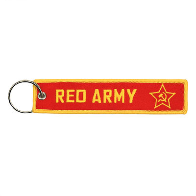 RED ARMY keyring keychain embroidered