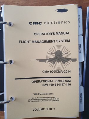 CMA-900 FMS operators manual + KDC-10 checklist (KLu) + more manuals