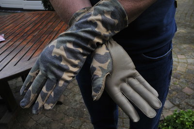 Nomex pilot gloves (camouflage color) SALE price
