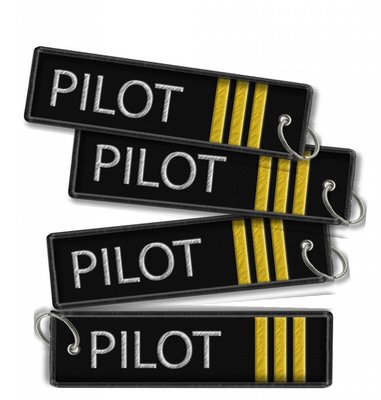 PILOT III keychain keyring bagagelabel