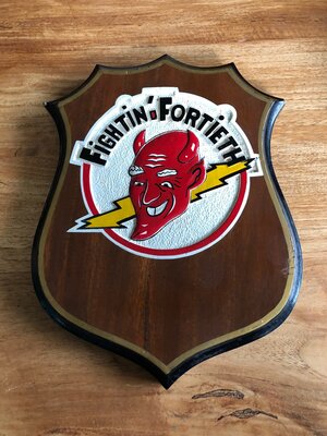 Fighting Fortieth squadron shield 40th TFS