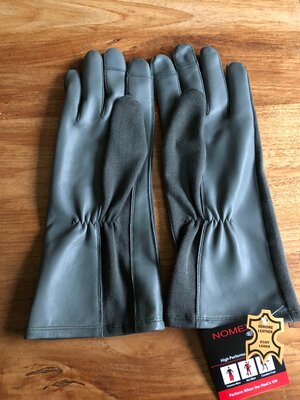 Nomex & Leather Fire Retardant Gloves Pilot,Ninja,Racing,Flying-Touch  screen