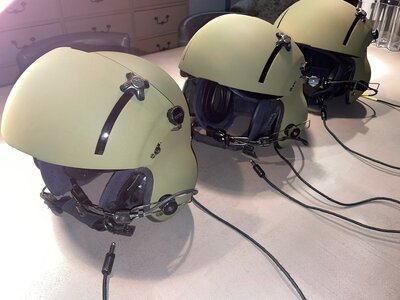 SPH-4G helicopter flight helmet