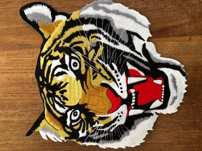 Tiger patch big size 23 x 23 cm