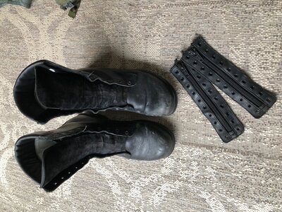 Fighter pilot shoes black size 290S (=43 / 44 European)