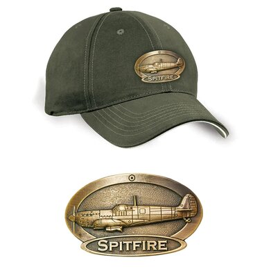 Spitfire Luxury baseball cap with metal emblem Spitfire brass cap