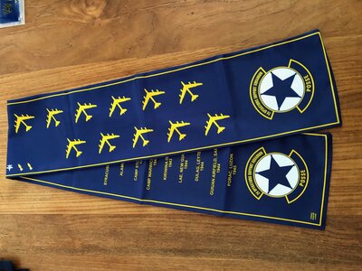 Pilot scarve 2nd Operations Support Squadron Posse