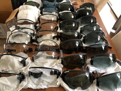 Gentex flight helmet clear visor HGU-55/P use for MBU-20