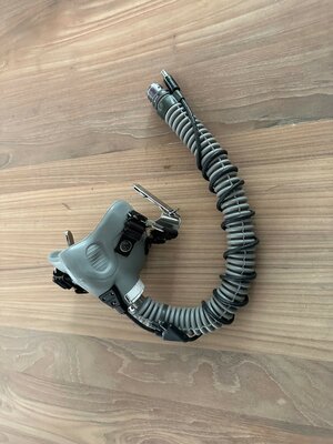 MBU-12/P oxygen mask Grey size Long