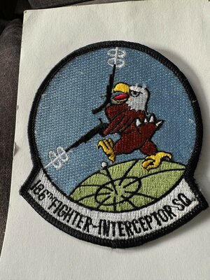 Air Force patch 186th Fighter Interceptor Squadron