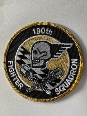Air Force patch 190th Fighter Squadron