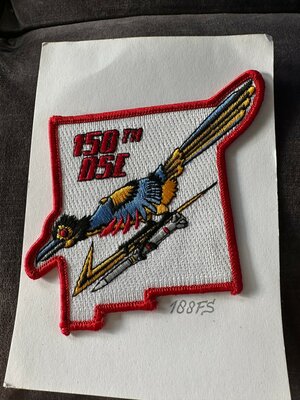 Air Force patch 188th Fighter Squadron 