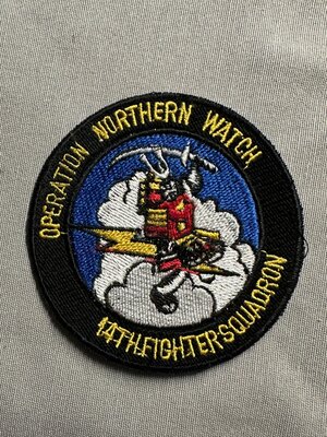 Air Force Patch 14 Fighter Squadron Öperation Northern Watch