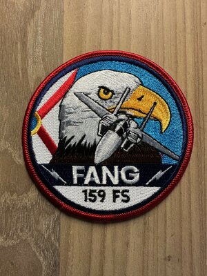 AF patch: 159th Fighter Squadron FANG