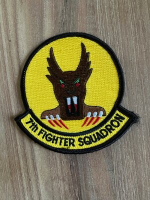 Air Force patch: 7th Fighter Squadron