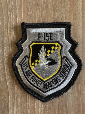 Air Force patch: F-15E USAF Weapons School