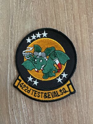 Air Force patch: 422d Test & Eval. Sq