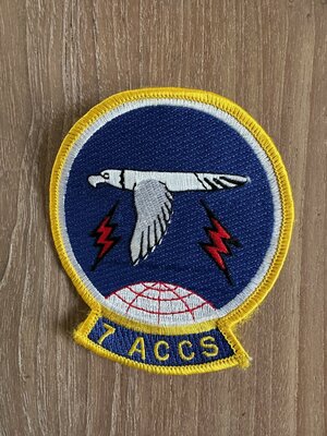 Air Force patch: 7th ACCS