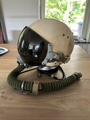 ZSh5 flight helmet & KM34 oxygen mask Russian Air Force
