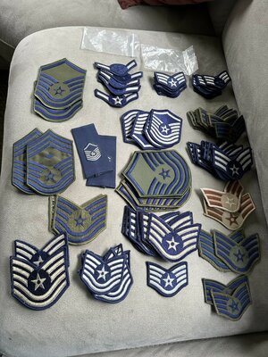 USAF rang patches original