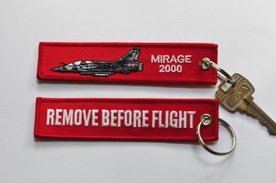 Mirage 2000 Keyring Remove before flight