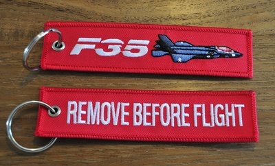 F-35 Lightning keyring keychain